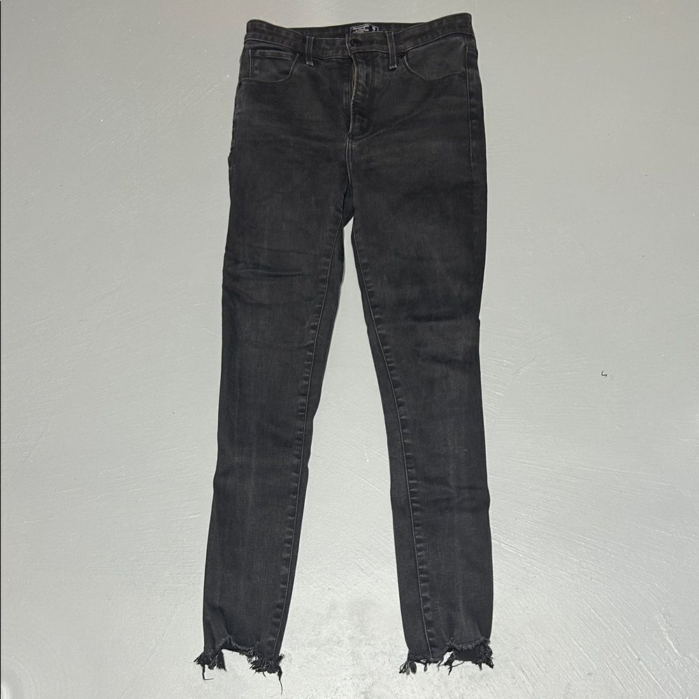 Abercrombie & Fitch High Rise Ankle Jeans